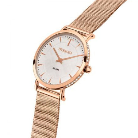 Orologio TRUSSARDI donna T-motif acciaio oro rosa / madreperla