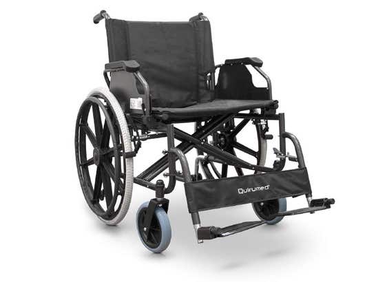 Sedia a rotelle pieghevole larghezza seduta speciale di 56 cm
