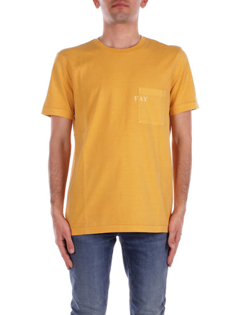 Fay T-shirt e Polo Senape da uomo