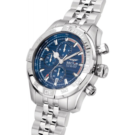 Orologio SECTOR uomo Diving Team crono acciaio / blu
