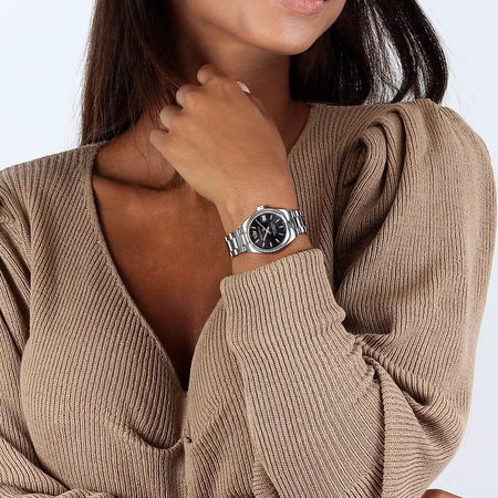 Orologio PHILIP WATCH donna Caribe datario acciaio / nero