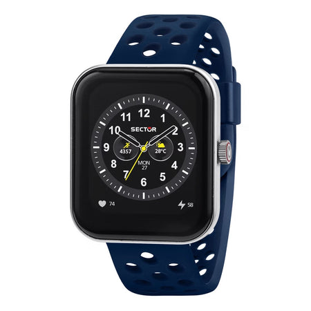 Smartwatch SECTOR S-03 Pro multi funzione digitale gomma blu