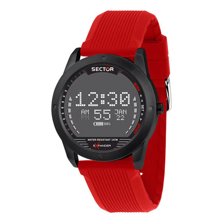 Orologio SECTOR uomo Ex-43 Digitale gomma rosso