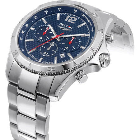 Orologio SECTOR uomo 650 cronografo acciaio / blu