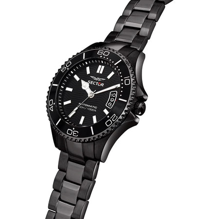 Orologio SECTOR uomo 230 Automatico day-date acciaio nero