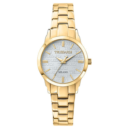 Orologio TRUSSARDI donna T-bent tempo acciaio dorato / silver