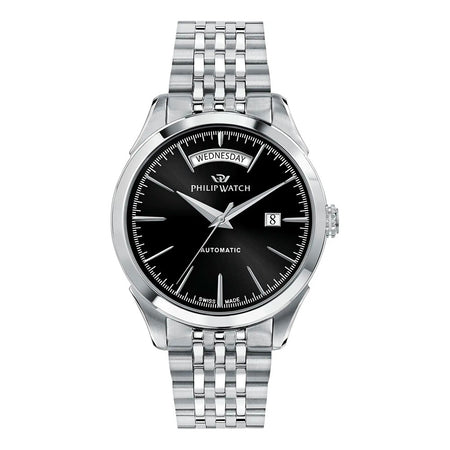 Orologio PHILIP WATCH uomo Roma Automatico acciaio / nero
