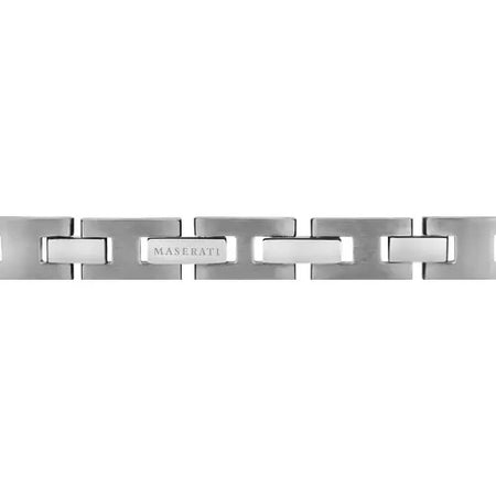 Bracciale MASERATI uomo acciaio / pelle