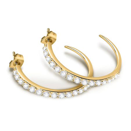 Orecchini MORELLATO donna Poetica acciaio dorato / cristalli