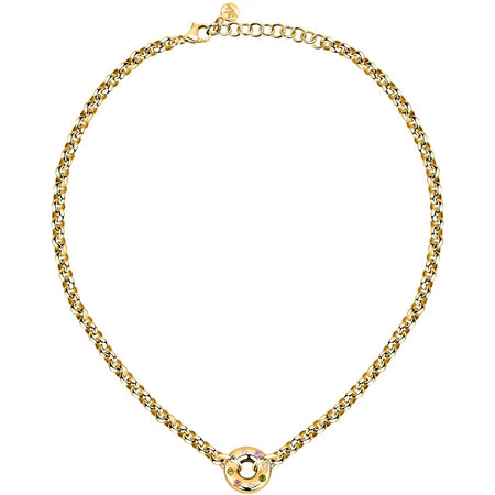 Collana MORELLATO donna Bagliori acciaio dorato / cristalli