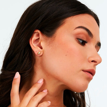 Orecchini MORELLATO donna Torchon acciaio dorato / cristalli