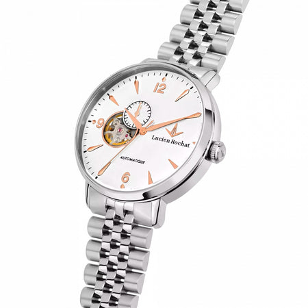 Orologio LUCIEN ROCHAT uomo GarCon Automatico acciaio / bianco