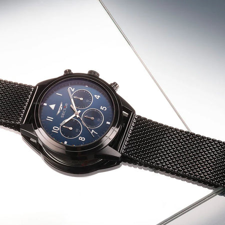 Sector 670 – Orologio Uomo Multifunzione maglia acciaio nera (R3253540010)