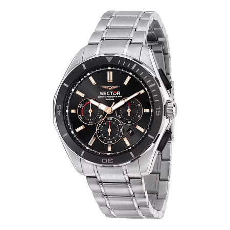 Orologio SECTOR uomo 790 cronografo acciaio nero