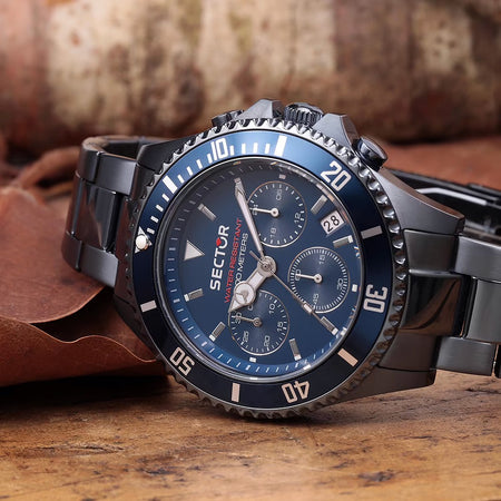 Orologio SECTOR uomo 230 cronografo acciaio blu