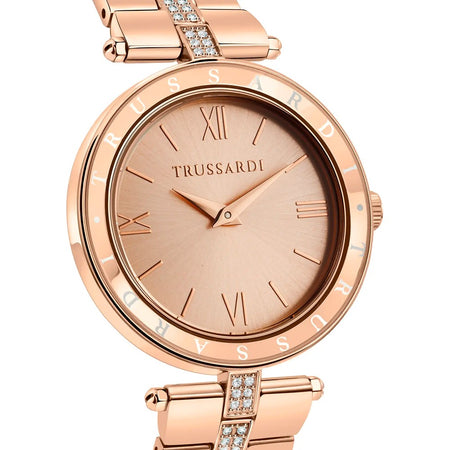 Orologio TRUSSARDI donna T-shiny tempo acciaio oro rosa