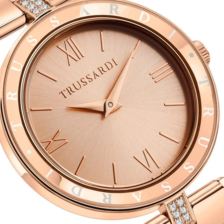 Orologio TRUSSARDI donna T-shiny tempo acciaio oro rosa