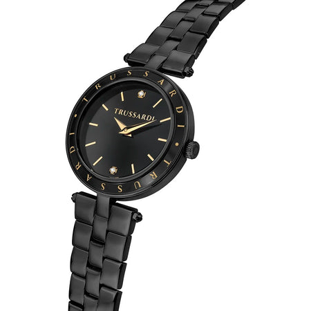 Orologio TRUSSARDI donna T-shiny tempo acciaio nero