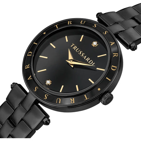 Orologio TRUSSARDI donna T-shiny tempo acciaio nero