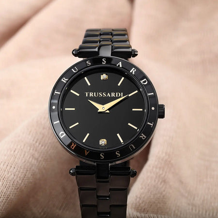 Orologio TRUSSARDI donna T-shiny tempo acciaio nero