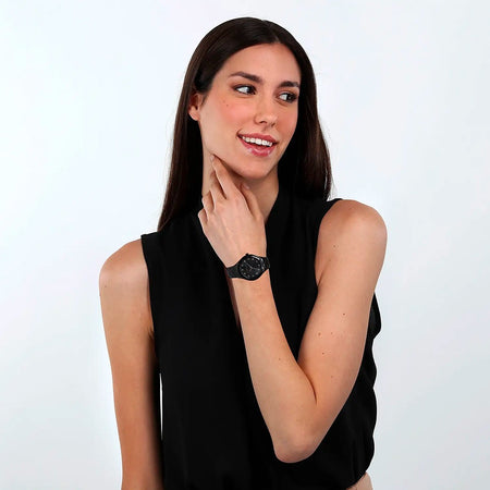 Orologio TRUSSARDI donna Brink Diamond acciaio nero