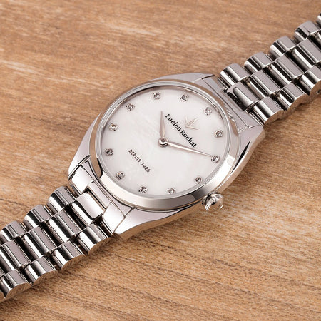 Orologio LUCIEN ROCHAT donna Mademoiselle Diamond acciaio / madreperla