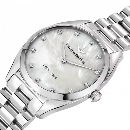 Orologio LUCIEN ROCHAT donna Mademoiselle Diamond acciaio / madreperla
