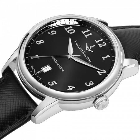 Orologio LUCIEN ROCHAT uomo Iconic Automatico pelle nero