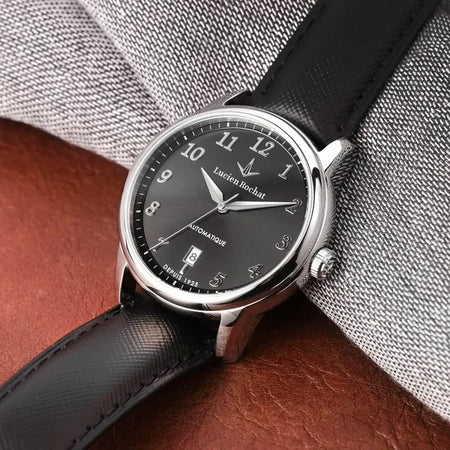 Orologio LUCIEN ROCHAT uomo Iconic Automatico pelle nero