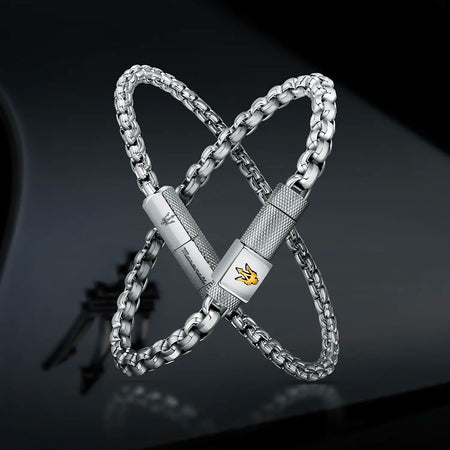 Bracciale MASERATI uomo Shiny acciaio