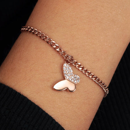 Bracciale MORELLATO donna Passioni oro rosa / farfalla
