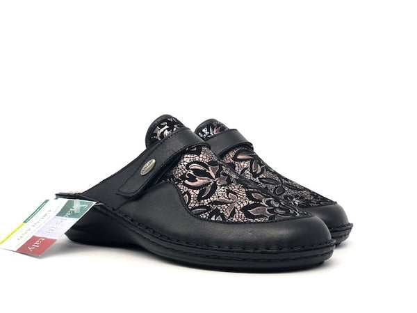 GRUNLAND Ciabatta chiusa donna Dara Nero