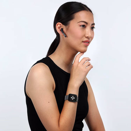 Smartwatch SECTOR S-04 acciaio mesh nero + cuffie wireless
