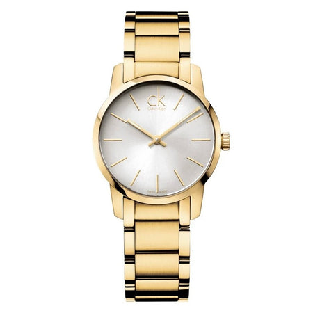 Orologio CALVIN KLEIN donna City solo tempo acciaio dorato