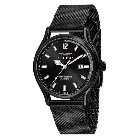 Orologio SECTOR uomo 660 datario acciaio nero Limited Edition