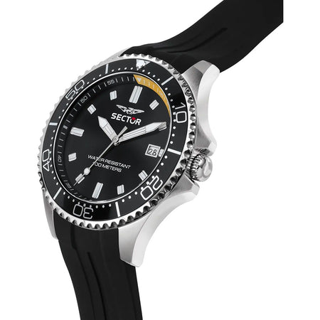 Orologio SECTOR uomo 230 datario gomma / nero Limited Edition