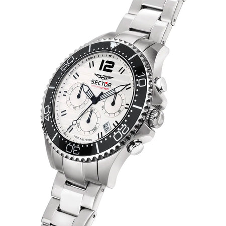 Orologio SECTOR uomo 230 cronografo acciaio / bianco Limited Edition