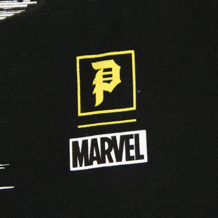 PRIMITIVE Felpa Cappuccio Uomo Wolverine Hood Black da uomo