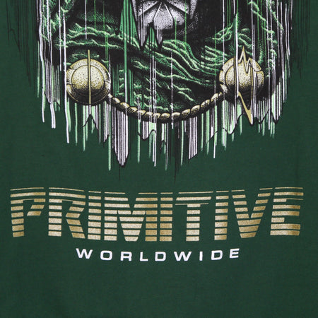 PRIMITIVE Felpa Cappuccio Uomo Doom Hood Dark Green da uomo