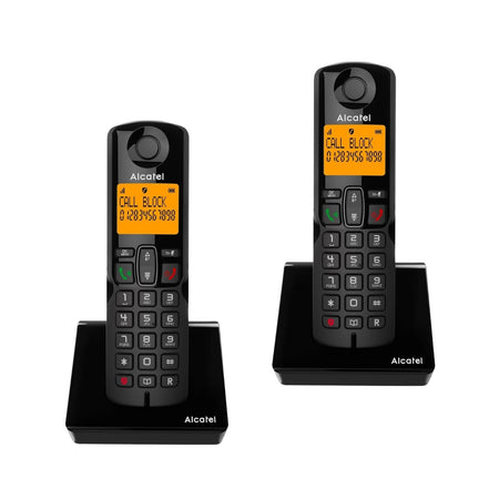 Telefono cordless alcatel s280 duo black