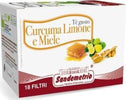 18x Infuso Te Curcuma, Limone E Miele Bio Sandemetrio Confezione 18 Filtri Alimentari e cura della casa/Caffè tè e bevande/Tè e tisane/Infusi e tisane alle erbe Non solo alimenti - Albano Laziale, Commerciovirtuoso.it