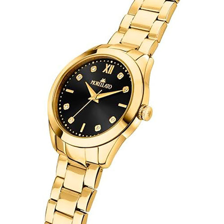 Orologio MORELLATO donna Stile acciaio dorato / nero