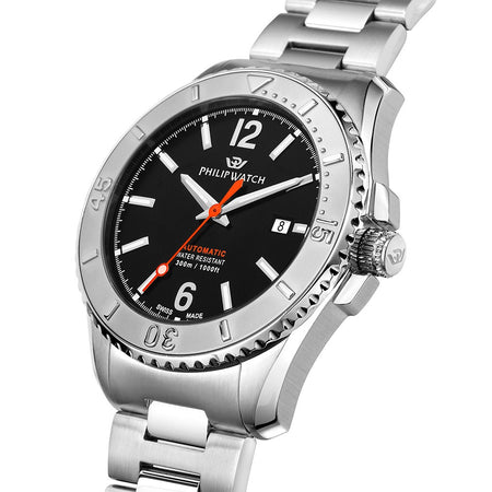 Orologio PHILIP WATCH uomo Amalfi Diving Automatico acciaio / nero