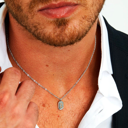 Collana MORELLATO uomo Gold acciaio e vero oro 18k