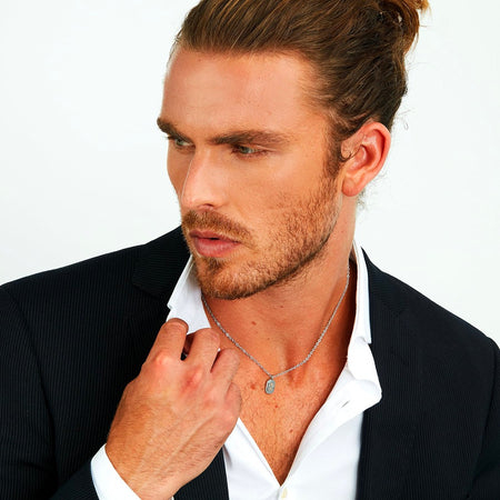 Collana MORELLATO uomo Gold acciaio e vero oro 18k