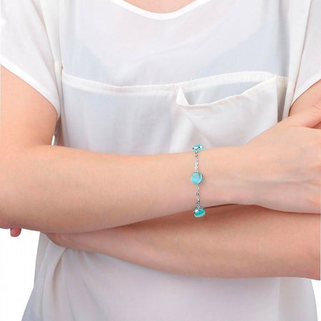Bracciale MORELLATO donna Gemma argento 925 / celeste