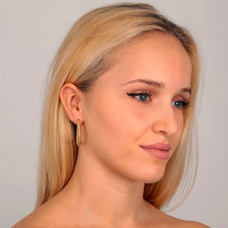 Orecchini MORELLATO donna Creole acciaio dorato