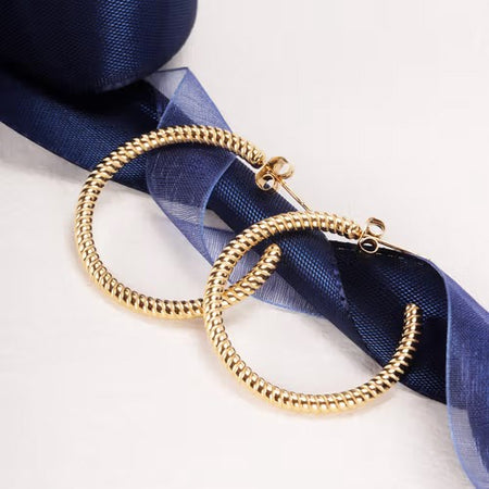 Orecchini MORELLATO donna Creole acciaio dorato