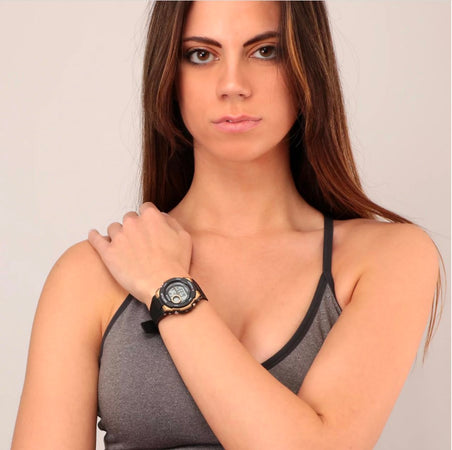 Orologio SECTOR unisex Ex-10 Digital nero / oro rosa