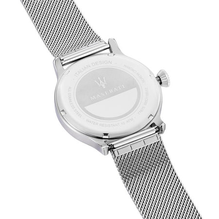 Orologio MASERATI uomo Epoca datario acciaio / silver